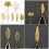 Elegant Iron Plant Leaf Shaped Wall Mount Hook For Small Spaces 2