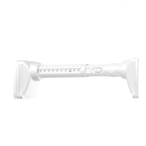 Barre de suspension de linge extensible de 3,3 à 4 mètres-Blanc