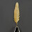 Elegant Iron Plant Leaf Shaped Wall Mount Hook For Small Spaces 4