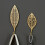 Elegant Iron Plant Leaf Shaped Wall Mount Hook For Small Spaces 5