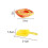 (Yellow) Portable Beach Bucket Sand Toy Foldable Collapsible Multi Purpose Plastic Pail 4