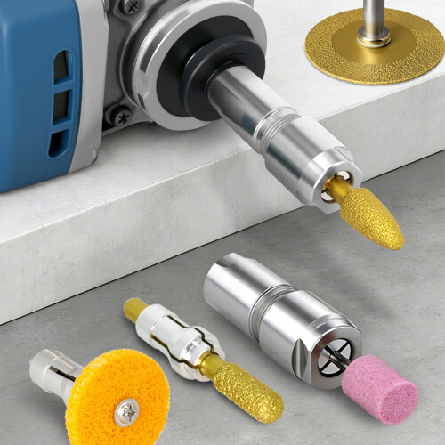 Der modifizierte Universal-Winkelschleifer-Adapter lässt-Schwarz 2