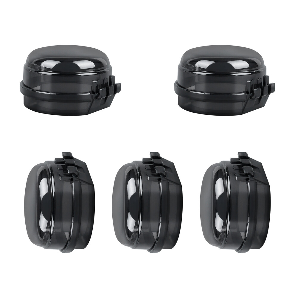 Plastic Gas Stove Knob Cover Child Proof Safety Protector-Black 7754004401907