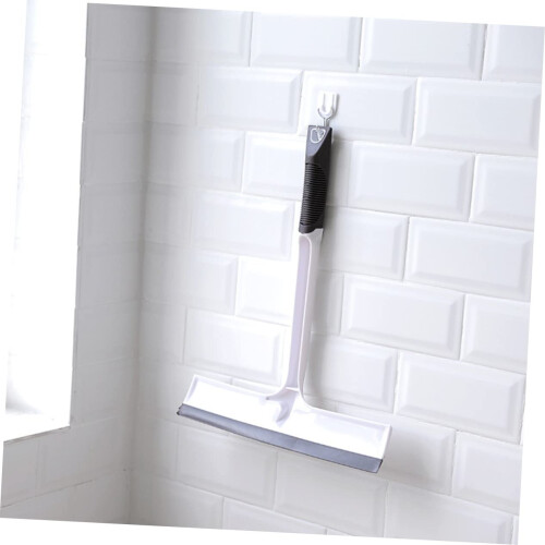 Floor and Window Squeegee Set for Home Cleaning, Ergonomic Handle, Reusable Microfiber Pads 2