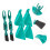 4 Sets Mini Broom and Dustpan Set for Quick Tabletop Cleaning, Compact and Durable Design 2