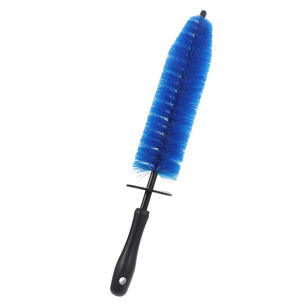 Car Wheel Cleaning Brush With Soft Bristles, Ergonomic Grip Wheel Rim Detailing Tool For Deep Cleaning, Blue 9330225397175