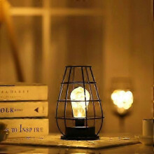 (5) Retro Classic Iron Art LED Table Lamp Reading Lamp Night Light Bedroom Lamp Desk Lighting Home Decoration
