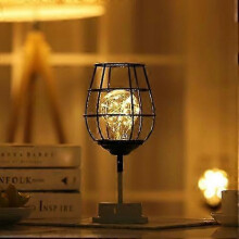 (3) Retro Classic Iron Art LED Table Lamp Reading Lamp Night Light Bedroom Lamp Desk Lighting Home Decoration