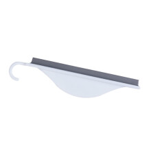 Window Squeegee 20x4.5cm White Glass Cleaner Tool for Shower Mirrors Windshield Fast Streak Cleaning