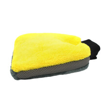 Double Sided Microfiber Car Wash Mitt Waterproof Scratch Wash Glove for Winter Auto Detailing