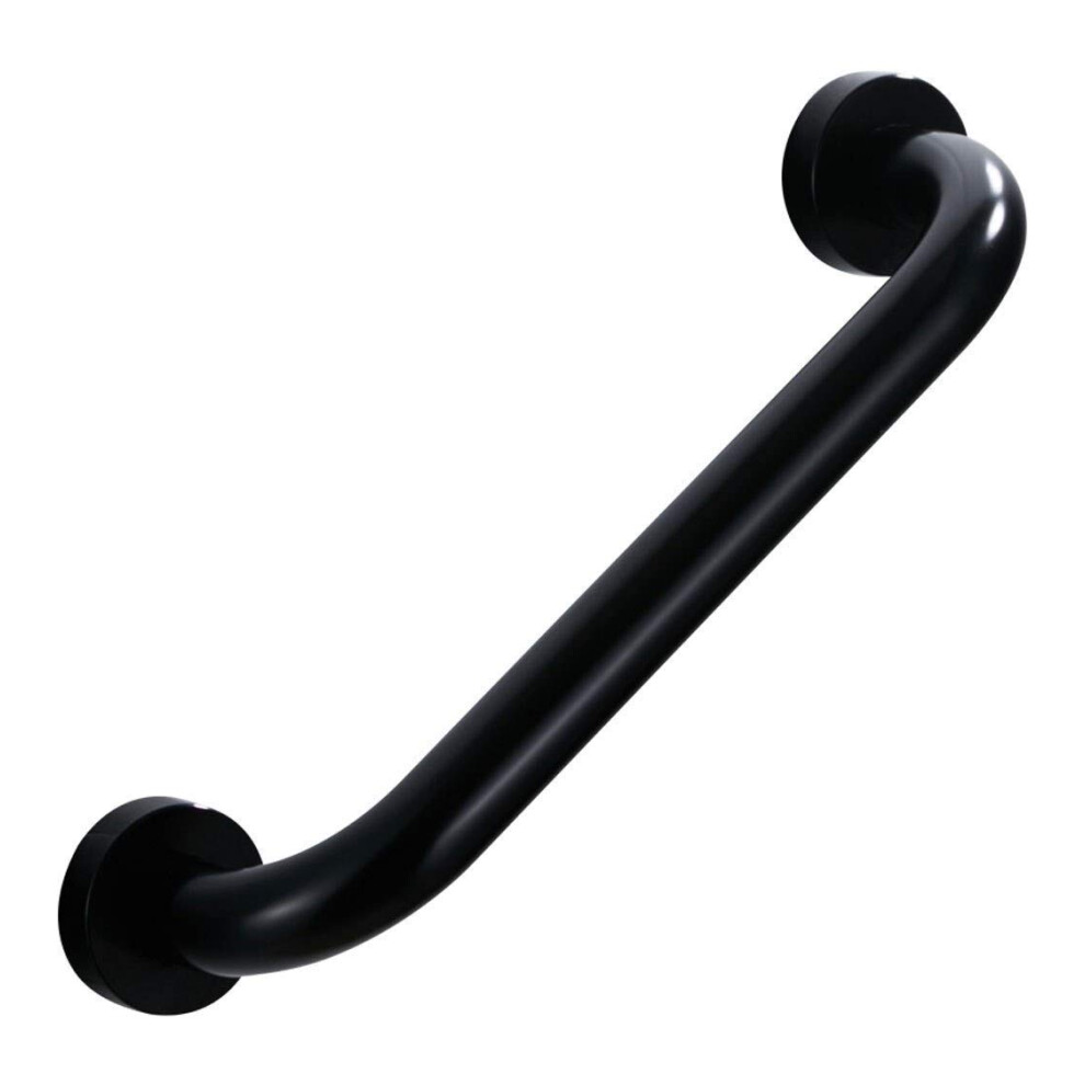 50cm Black Bathroom Grab Bar for Elderly, Non Slip Punch  Shower Safety Handrail with Strong Grip