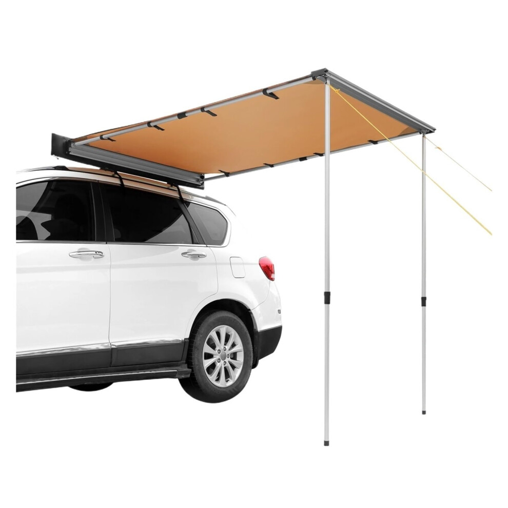 Rv Awning Retractable 4.6X6.6ft Weatherproof Sun And Rain Shade For Truck, Van And Camper 9073542237358