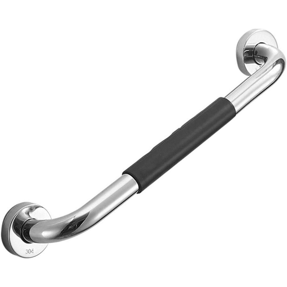 43cm Bathroom Grab Bar with NonSlip Secure Support Grip, Wall Mounted Shower Safety Handrail for Elderly