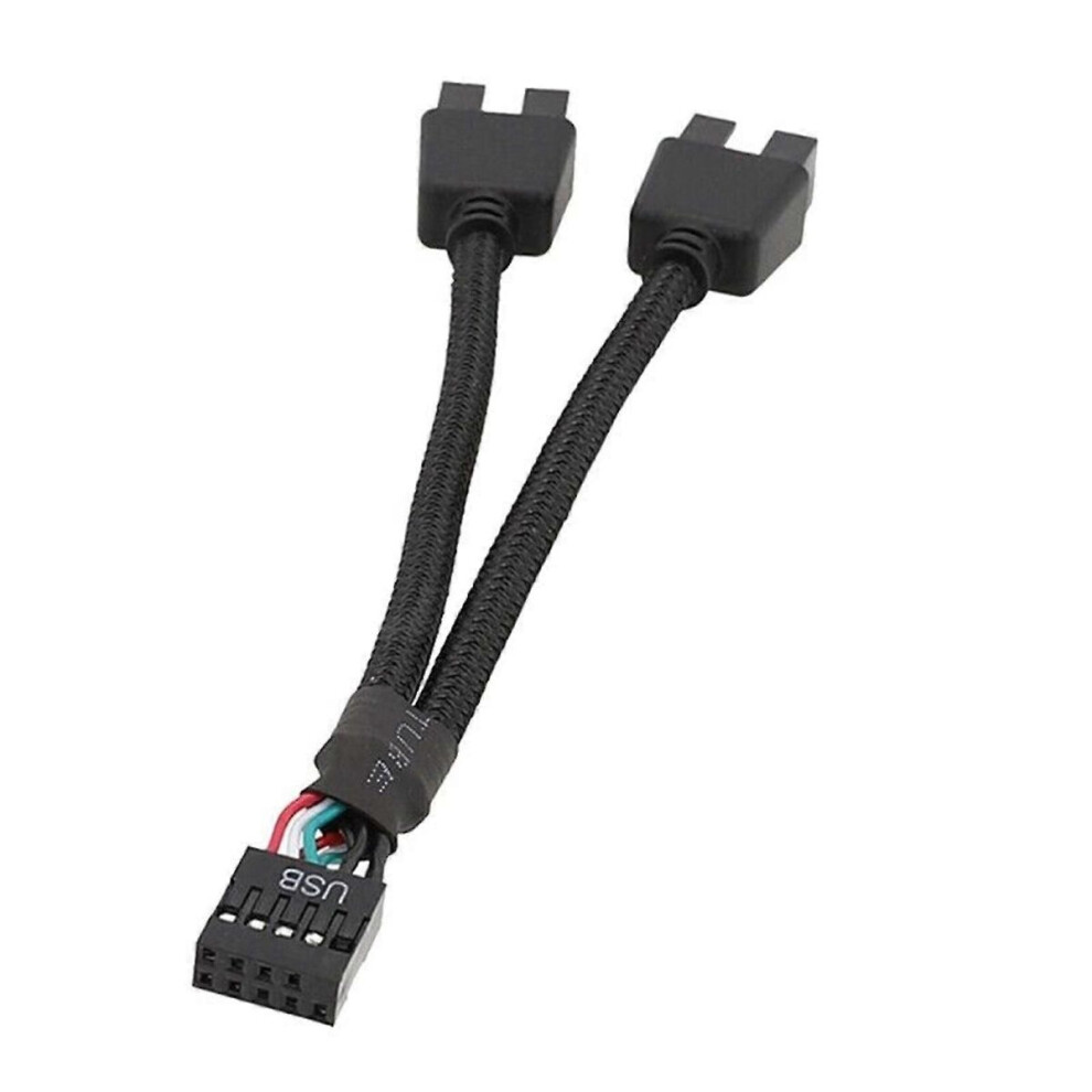 Compatible With Motherboard Usb 2.0 9 Pin Header 1 To 2 Extension Hub Splitter Adapter Convertgu Ft 2025 9122581590563