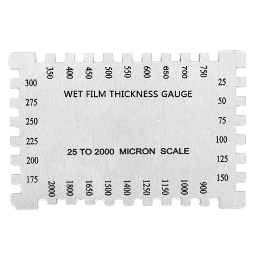 Compatible With Wet Film Comb 25-3000Um Wet Film Thickness Gauge High Precision Hexagon With Accuracy 0.05Mm 1/2Mm Thickness Optional 9122581590013