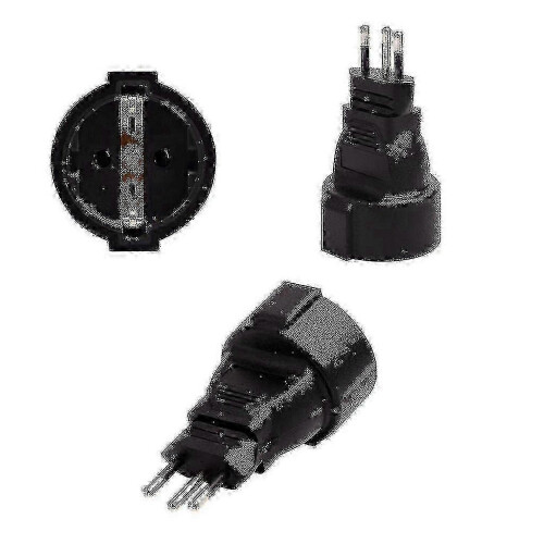 Συμβατό με το πρότυπο EU Standard 16A 250V Swiss 3-Pin στρογγυλό αρσενικό σε θηλυκό τροφοδοτ 1