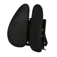 Lumbar Support Pillow for Office Chair and Car, Ergonomic Mesh Back Cushion for Lower Back Pain Relief (Black)