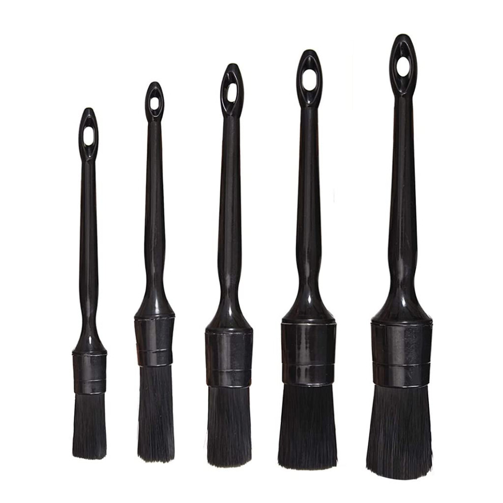5Pcs Car Detailing Brush Set Soft Bristle Non Scratch Multi Surface Cleaning Brush For Car And Home 9771547920489