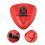Replacement Base for Easy Wring Mop, Red Triangle Spin Design, 360 Rotating, Quick Tool‑ Installation 3