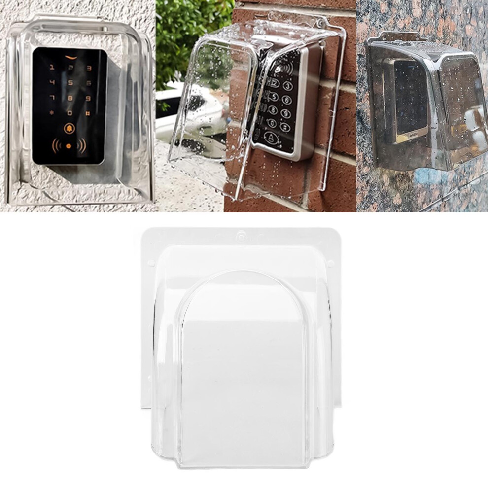 Clear Plastic Doorbell Rain Shield Waterproof Cover Weather Protection 7901393711074