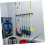 Stainless Steel Mop Handle Adjustable Rotating Pole Replacement for Tile Floor Cleaning Durable ThreeSection Design 5