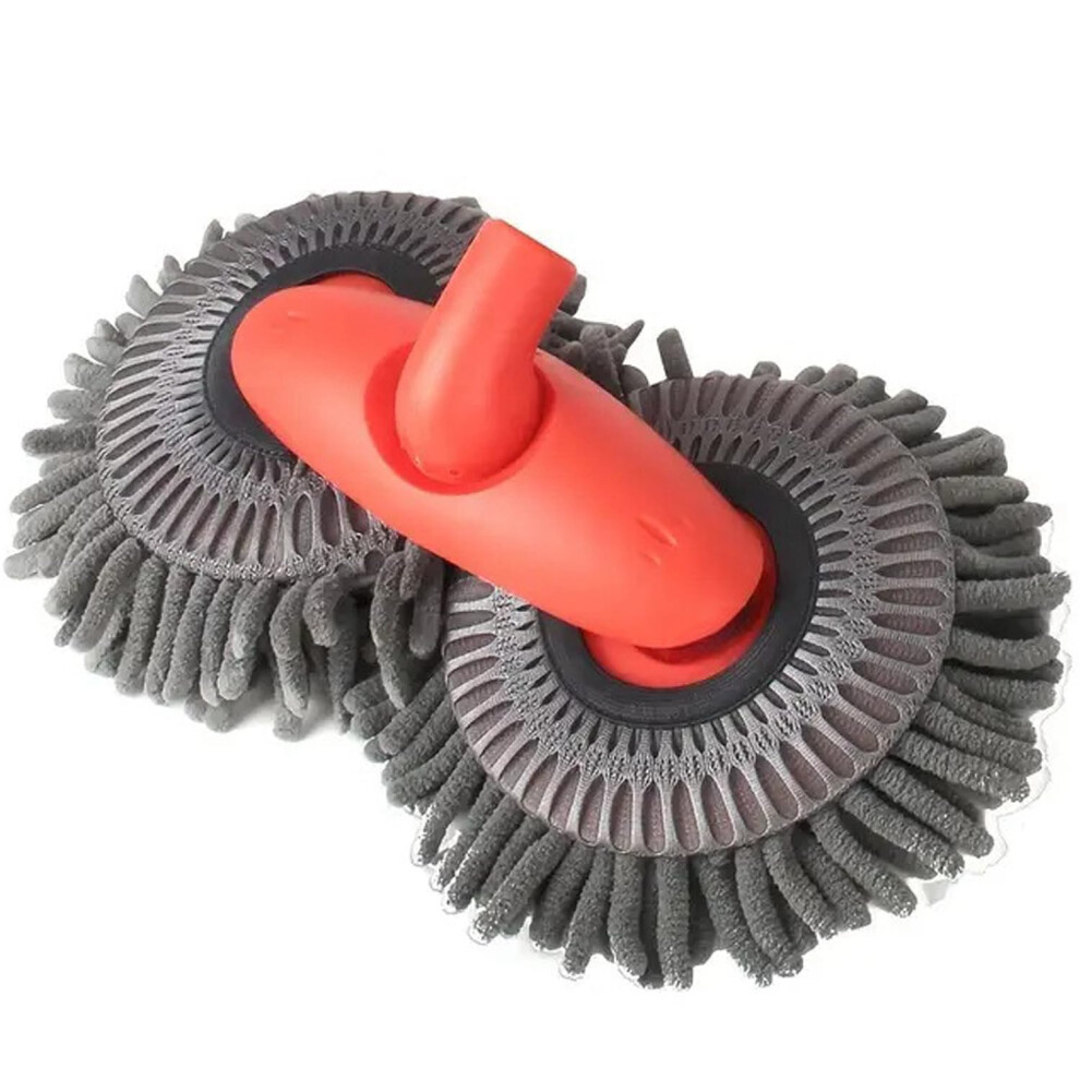 2 In 1 Car Wash Mop With 53 Inch Telescopic Handle, Microfiber Chenille Car Cleaning Brush Kit For Suv Truck Rv 9351714546027