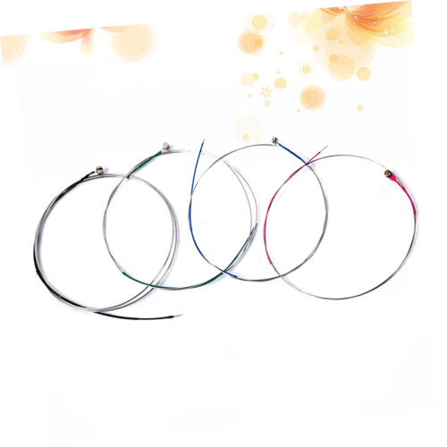 Violin E Strings Silver Wound 4 Pack with Bright Projection Sound and Durable Stable Tuning 2