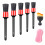 Car Detailing Brush Set 7Pcs Auto Interior Cleaning Kit with Soft Microfiber Head and Multi‑Size Brushes 1