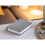 (Mini, Grey) Smart Linen Book Desk Lamp with USB Rechargeable LED Light for Work Office 3
