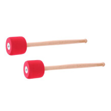 Stainless Steel Drumsticks Set 2Pcs Percussion Mallets with Balanced Weight and Durable Steel Construction