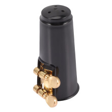 Gold Alto Saxophone Ligature Clip with Secure Reed Hold and Easy Installation for Mouthpiece