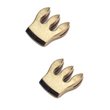 Heavy Metal Violin Mute 2pcs, Effective Volume Control for Practice, Durable Quick Clip Design