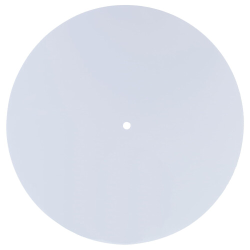 Milky Acrylic Turntable Mat for Record Player, Soft Light Diffusion and Easy Clean Surface Universal Fit