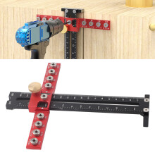Door Handle Installation Locator Aluminum Alloy Drilling Guide for Cabinets