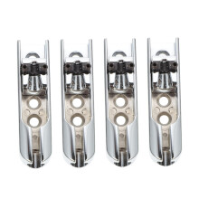 Metal Guitar Bridge Saddles Set for Electric and Bass Guitars, Durable Adjustables for Enhanced Tone