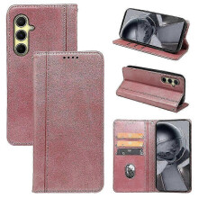(Style B) Wallet Case Leather Phone Cover for Compatible Brand Smartphone with Strong Magnetic Closure