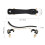 Adjustable Violin Shoulder Rest 3/4 4/4 Thickened Sponge Pad NonSlip Comfortable Black Cushion 2