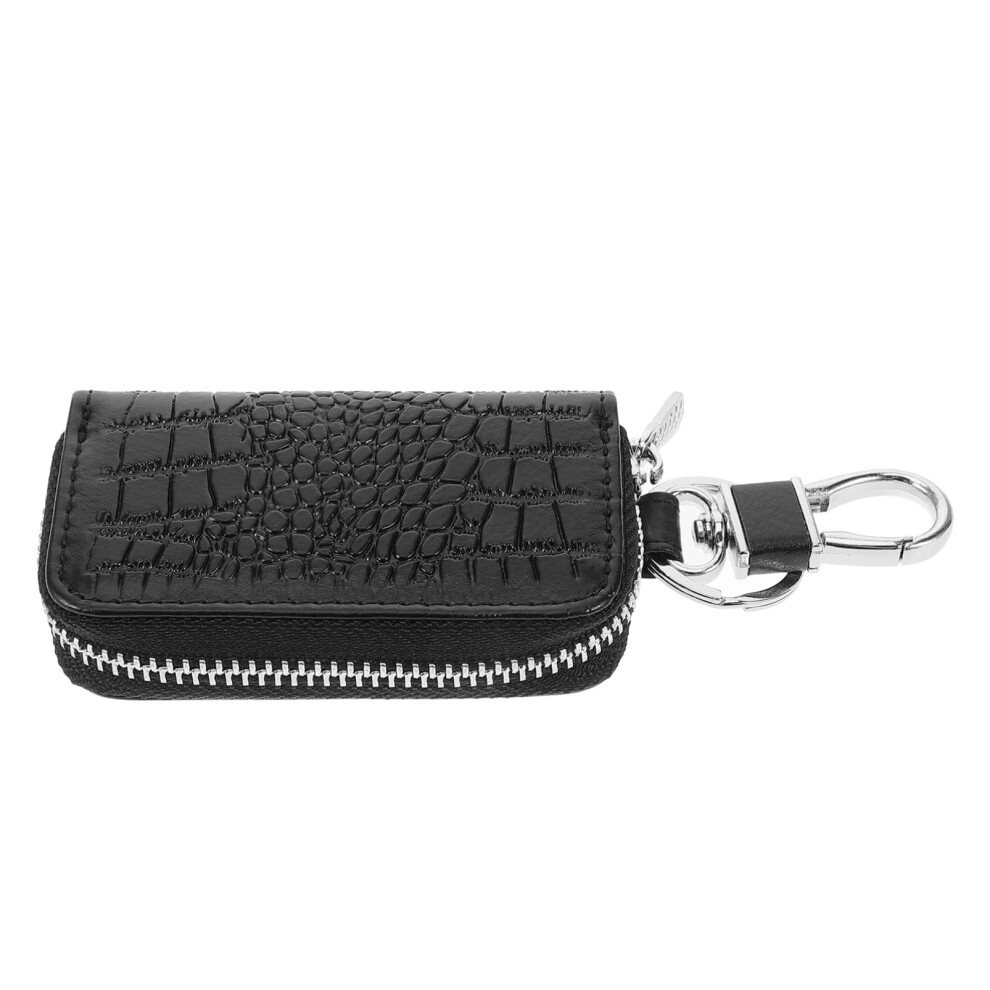 Leather Car Key Case Holder Pouch With Secure Closure And Wide Compatibility For Key Fob 9771547921264