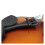 Black Violin Tailpiece for 4/4 Violin, Durable Full Size Tail Plate Replacement with Secure Fit 5