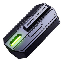 (Green light) 2025 Dark Gray Pulse Green Light Metal Spin Coin Stress Relief Toy