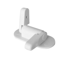 Baby Proof Door Lever Lock with Dual Button Safety, Toddler Proof Design, OneHand Easy Operation