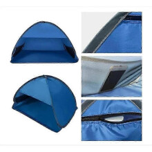 (80*50*55cm, Sapphire Blue) Uveego Mini Head Sun Shelter Tent, Pop up Beach Shade Sun Protection Face Tent