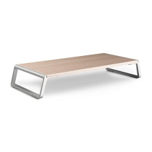Light Color Desktop Printer Stand Organizer, SpaceSaving Shelf for Home Office, Holds Up to 22 Lbs
