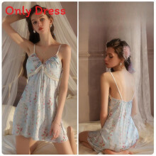 (Blue,XL)Ensemble de vêtements de nuit en satin doux pour femme avec col en V profond et coupe confortable pour la maison et l'hôtel