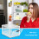 Large Capacity Medication Lock Box with Combination Code, Secure Medicine Storage for Home and Fridge 3