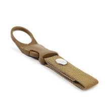 (Khaki) Strap Clip for Water Bottle Hangings Buckle Water Bottle Buckle Hook