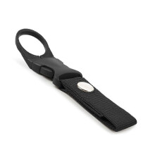 (Black) Strap Clip for Water Bottle Hangings Buckle Water Bottle Buckle Hook