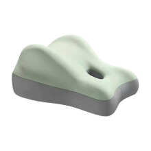 (Green) Butt Cushion Couples Relieve Lumbar Pressure Pillow Bed Waist Cushions Murakami Adult Tool