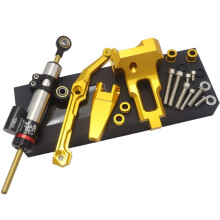 Motorcycle Steering Damper Kit for Yamaha MT09 Tracer, CNC Aluminum Adjustable Stabilizer with Mounting Bracket