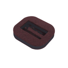 Furniture Caster Cups Felt Square Non Slip Floor Protection Pads Chair Wheel Stoppers for Hardwood Floors